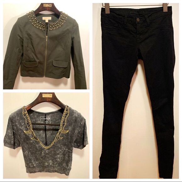 Michael Kors, Free People, JBRAND Jeans bundle - Picture 1 of 9